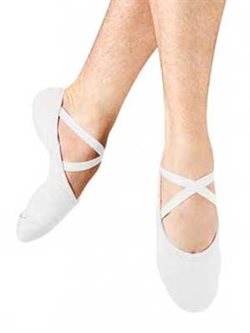 Capezio kanvas balletsko i hvid til mænd