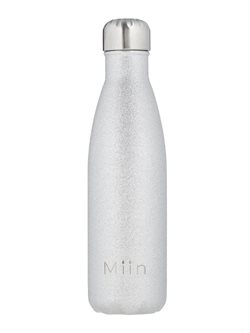 Sølv glitter drikkeflaske Miin bottle