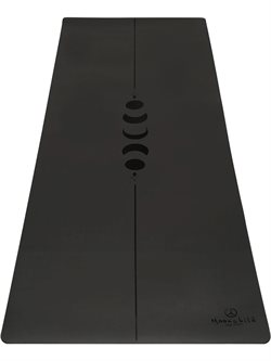 Onyx Black Moonchild yogamåtte med måner XL