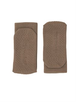 Moonchild sokker med grip i karamelbrun