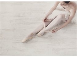 Plakat med balletdanser tåsko