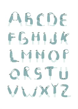 ABC plakat yoga