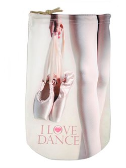 balletsko pose med flot print af tåsko