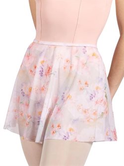 Bloch pull on georgette skørt med blomster