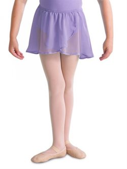 Bloch lavendel chiffon skørt til piger