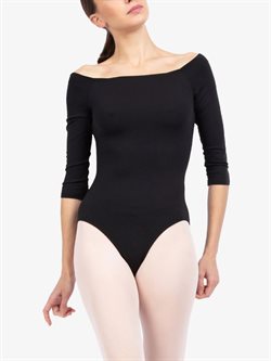 Sort balletdragt med 3/4 ærmer fra Repetto