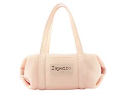 Repetto pudderfarvet mesh logo taske ballet/dans