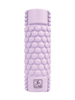 Gaynor Minden skumrulle til træning i lyslilla