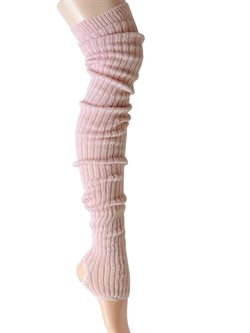 Rosa uld benvarmere fra Intermezzo - 90 cm