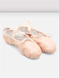 Bloch balletsko rosa skind med split sål - 1 par