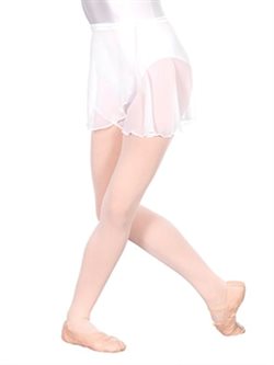 hvidt balletskørt til balletpiger fra seré