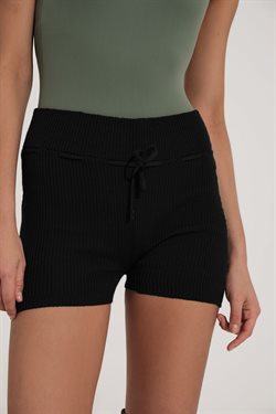Sorte strik shorts fra Grishko