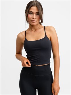 Drop Of Mindfulness top mes stropper i sort