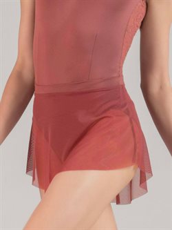 Ballet Rosa kort balletskørt koralfarvet