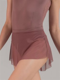 Ballet Rosa kort balletskørt i gammel rosa