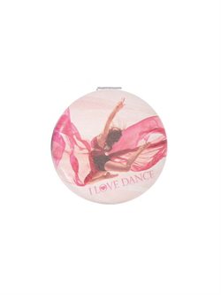 Lille spejl med print af balletdanser i spring