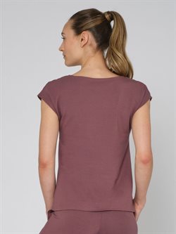 burlwood t-shirt i blød kavalitet
