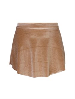 Mara Dancewear - velour balletskørt i camel