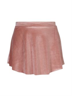 Mara Dancewear - velour skørt i pink rose