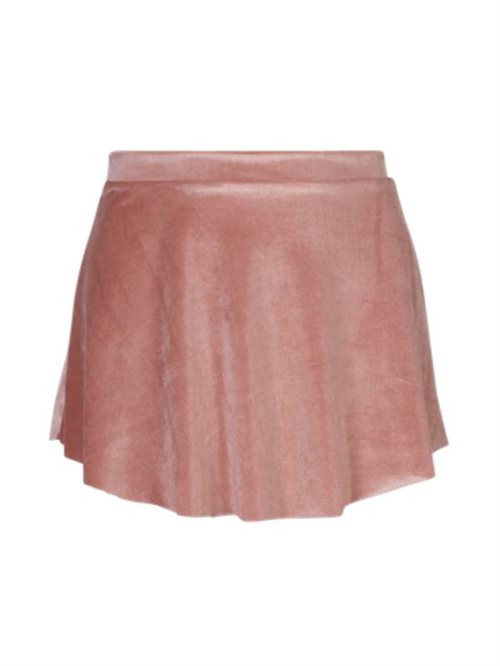 Mara Dancewear - velour balletskørt i pink rose